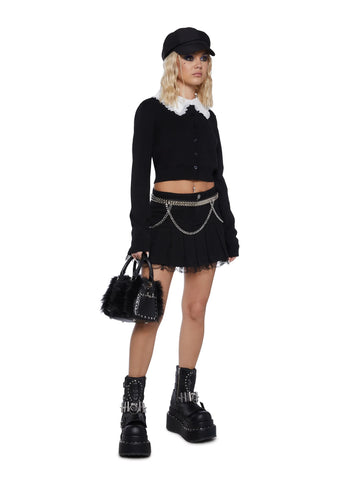 Scholars Spell Collared Cardigan