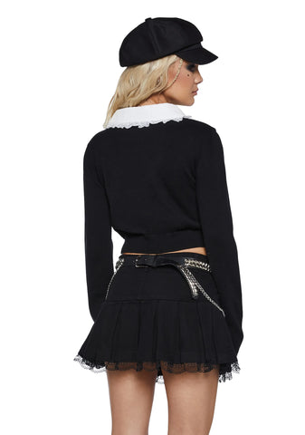 Scholars Spell Collared Cardigan