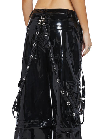 Tie Me Up PVC Pants