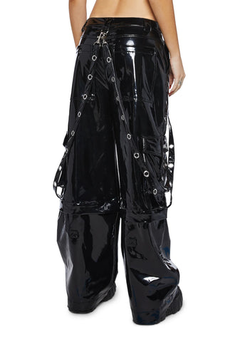Tie Me Up PVC Pants