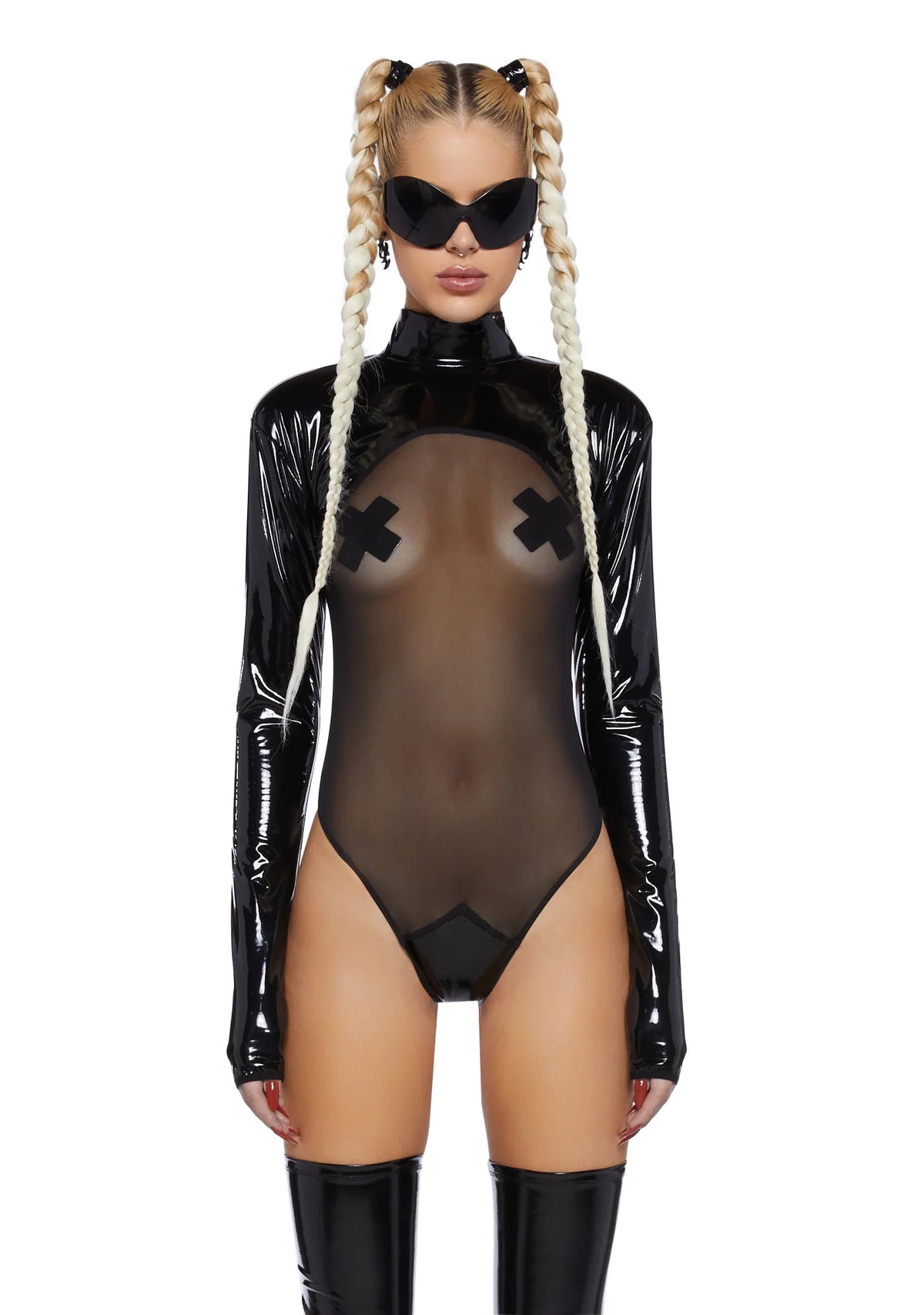 Sensory Overload Sheer Bodysuit