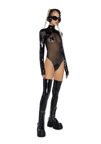 Sensory Overload Sheer Bodysuit