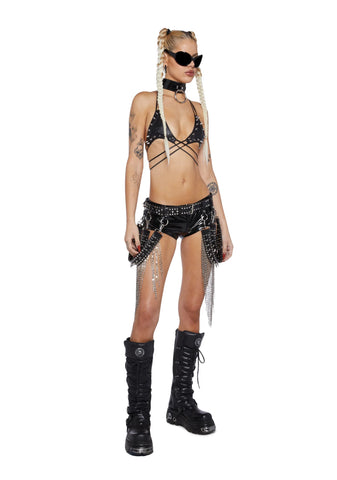 Cavern Crazy Spiked Belt