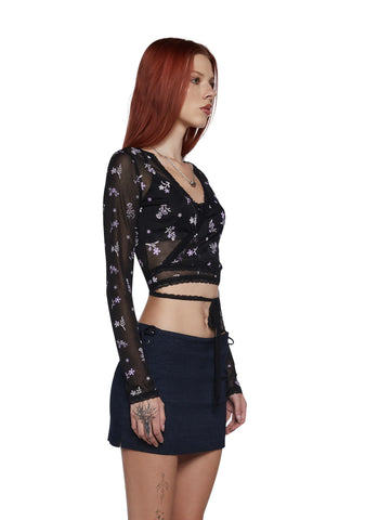 First Date Mesh Top