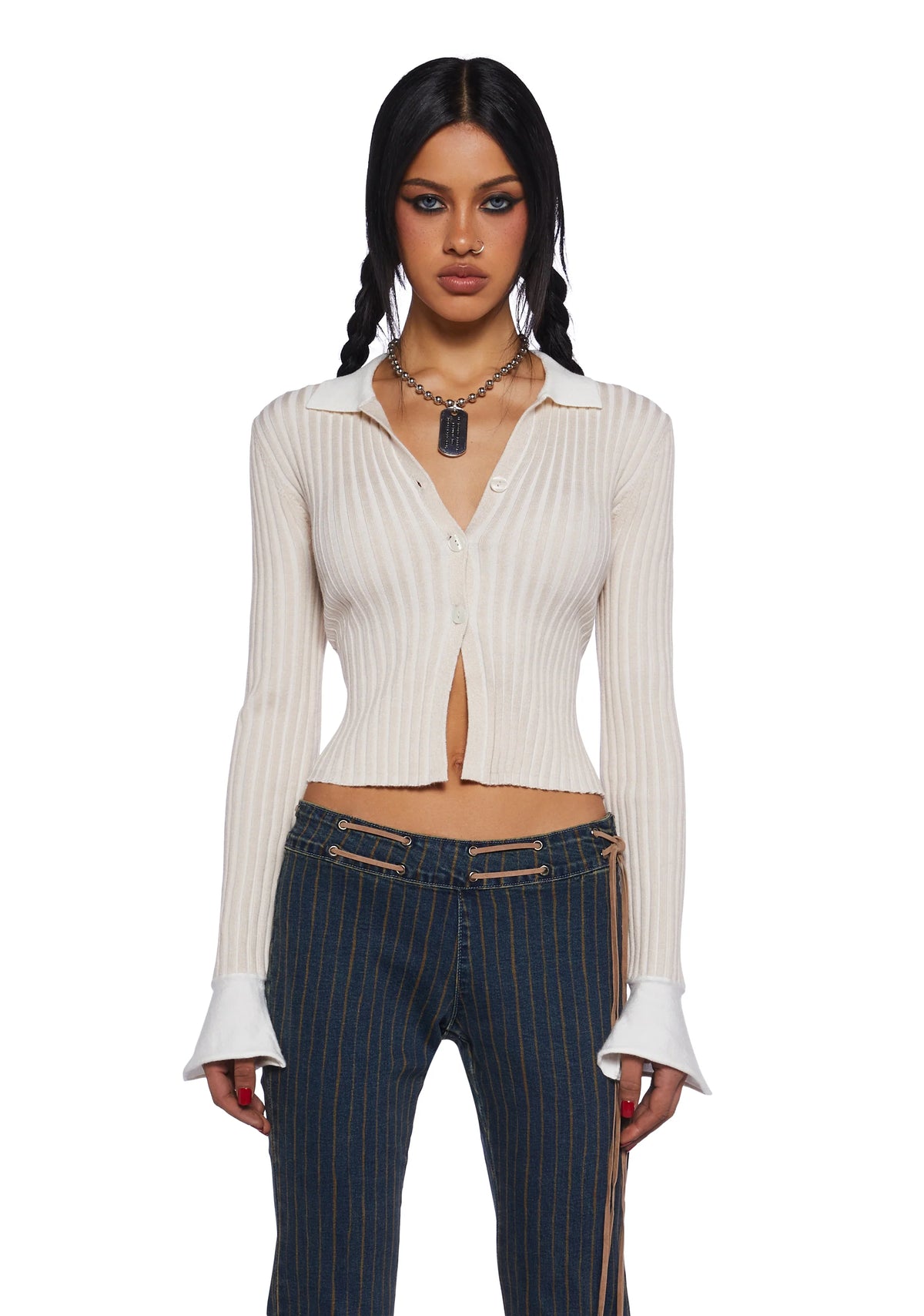 Cozy Folklore Sweater Top