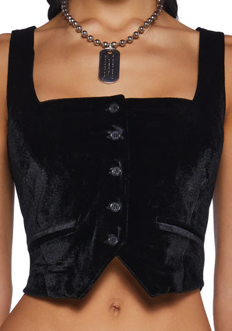 Favorite Rage Velour Vest