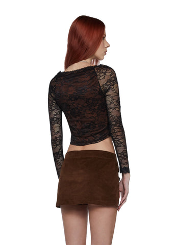 Diary Confessional Long Sleeve Top