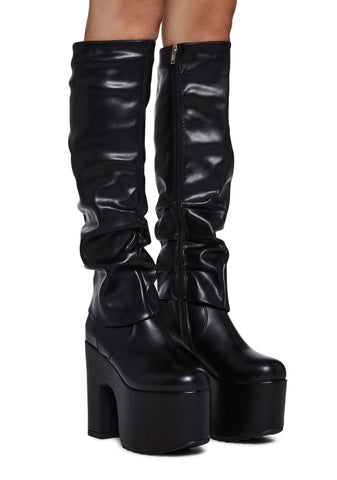 Named Platform Boots