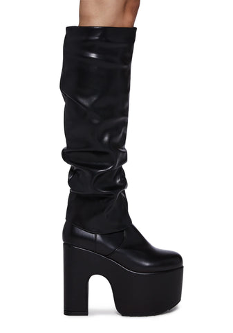 Named Platform Boots