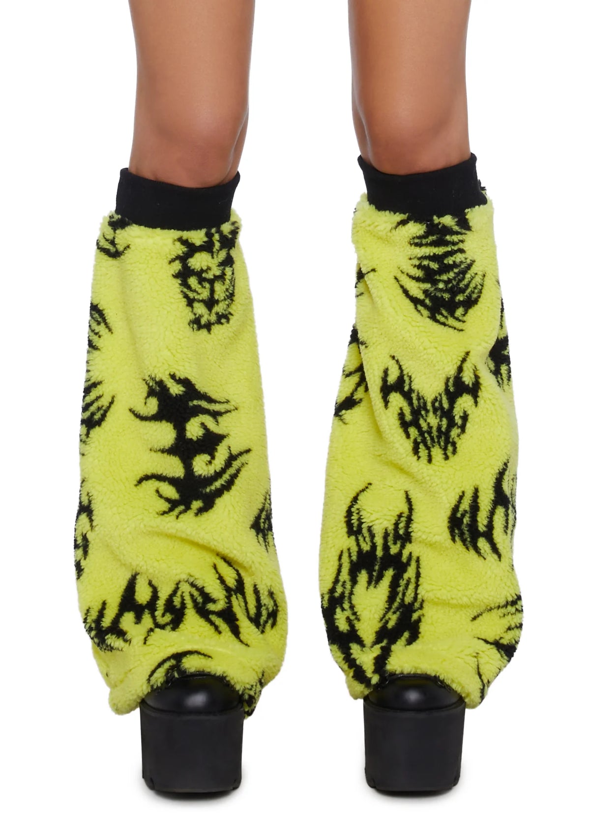 Ciphered Up Sherpa Leg Warmers