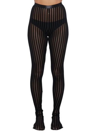 Spell Struck Striped Tights