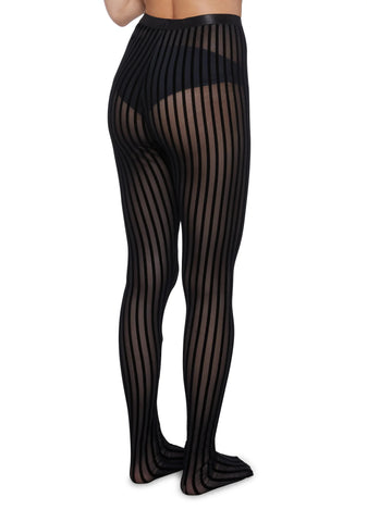 Spell Struck Striped Tights