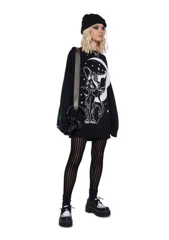 Spell Struck Striped Tights