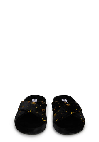 Star And Moon Slippers