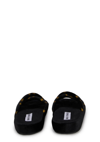 Star And Moon Slippers