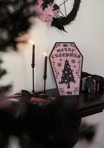 Merry Creepmas Holiday Sign