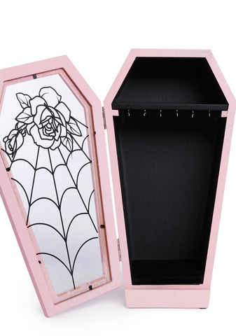 Eternal Jewel Coffin Jewelry Box - Pink