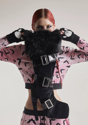 Holiday Hottie Stocking- Black