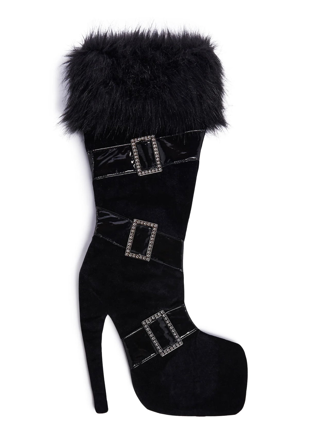 Holiday Hottie Stocking- Black