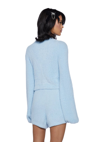 Swan Lake Affair Fuzzy Cardigan