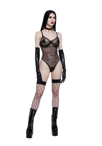 Dark Mistress Lace Bodysuit