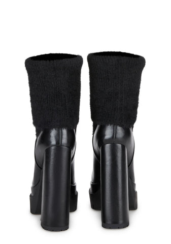 Roddy Platform Boots - Black