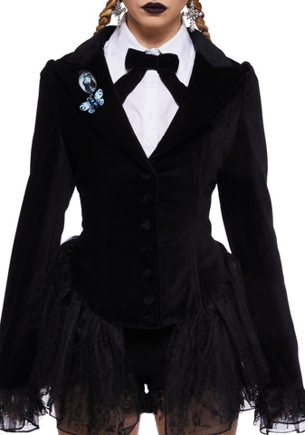 Spiritual Daze Velveteen Blazer