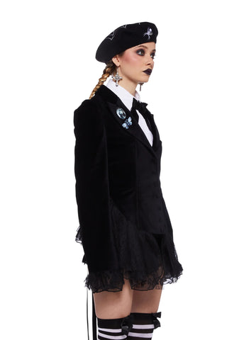 Spiritual Daze Velveteen Blazer