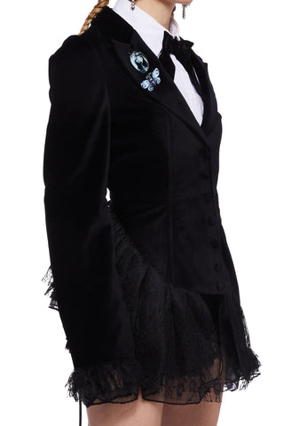 Spiritual Daze Velveteen Blazer