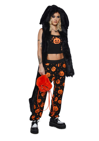 Carved Smiles Pajama Set