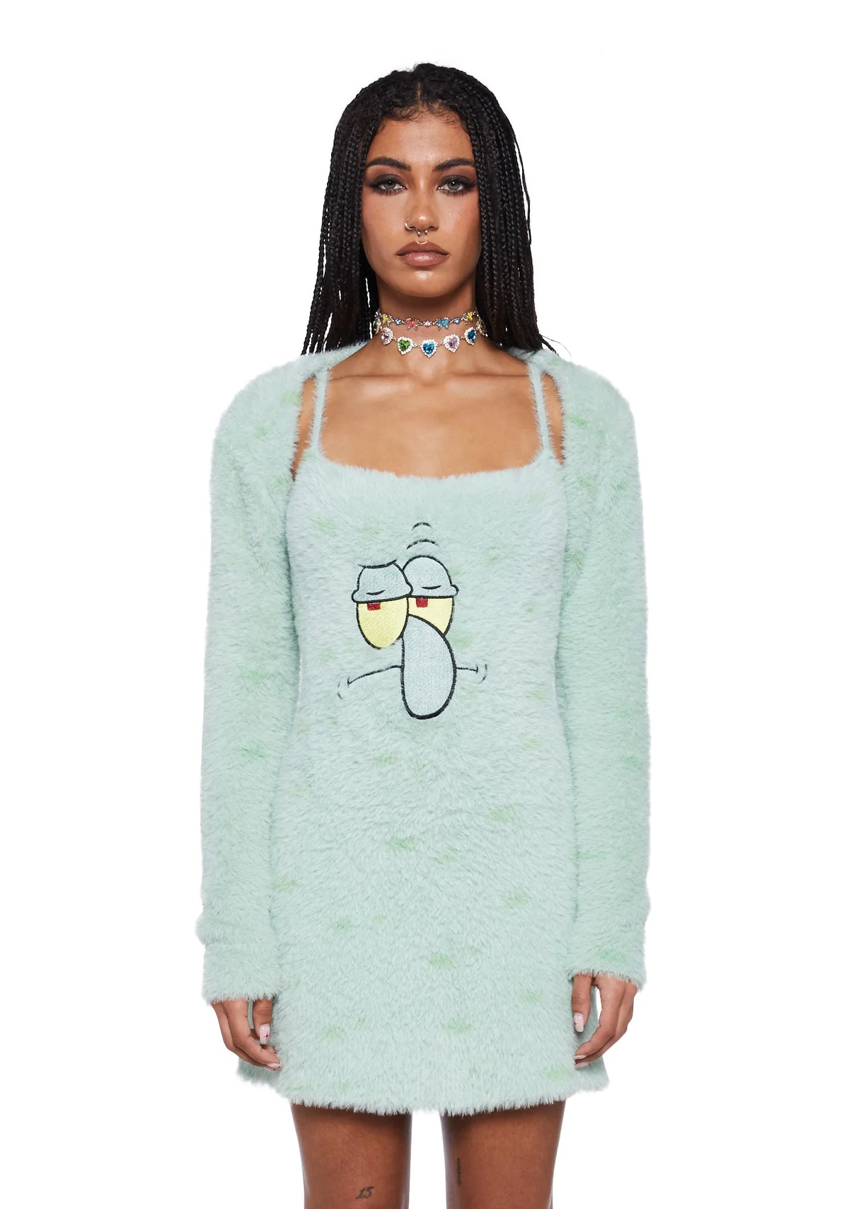 Squidward Soak Up My Love Dress And Shrug Set