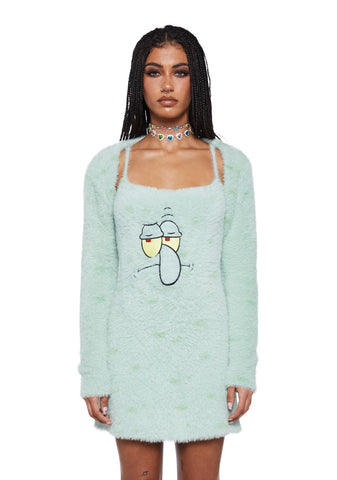 Squidward Soak Up My Love Dress And Shrug Set