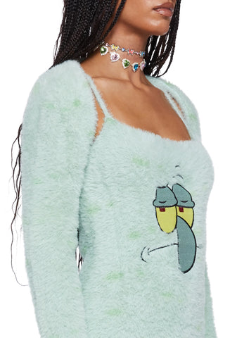 Squidward Soak Up My Love Dress And Shrug Set