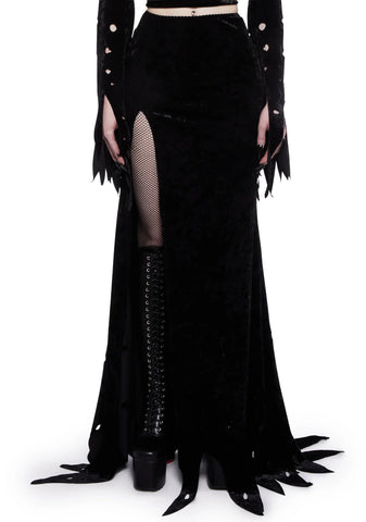Mistress Of The Dark Maxi Skirt