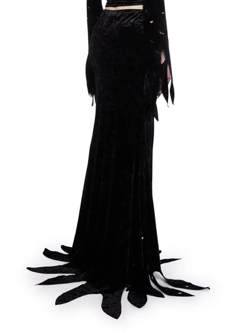Mistress Of The Dark Maxi Skirt