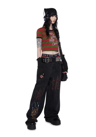 Bleeding Dreams Wide Leg Pants