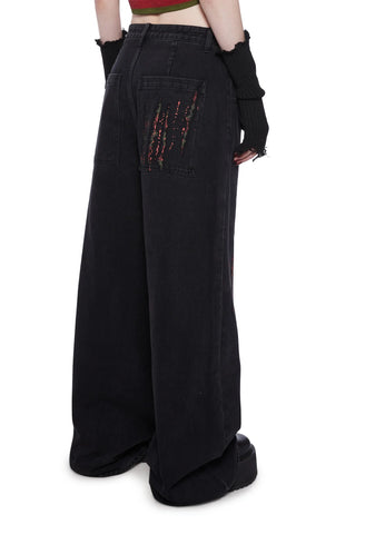 Bleeding Dreams Wide Leg Pants