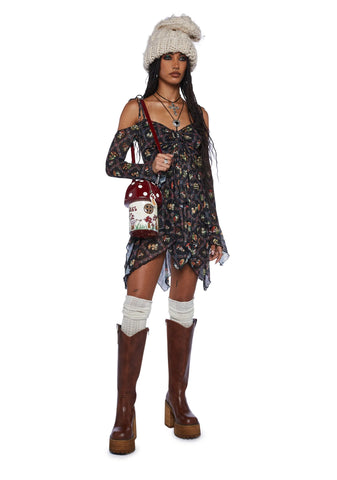 Mushroom Dweller Crossbody Bag