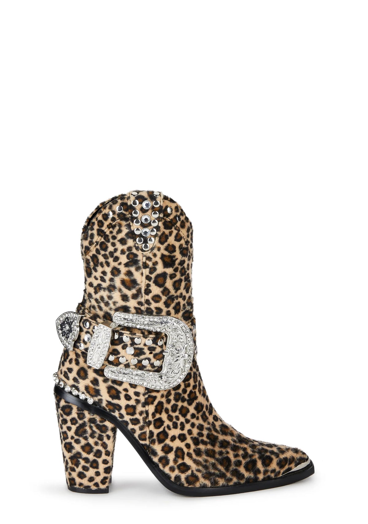 Sheriff Shine Cowboy Boots - Leopard