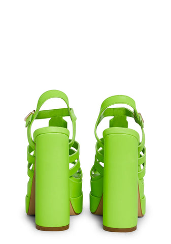 Tropical Tranquility Platform Heels