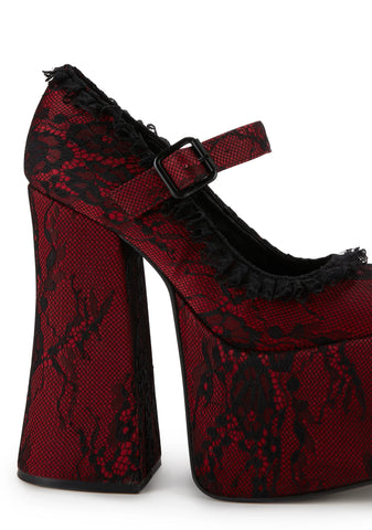 Lover's Anonymous Platform Heels