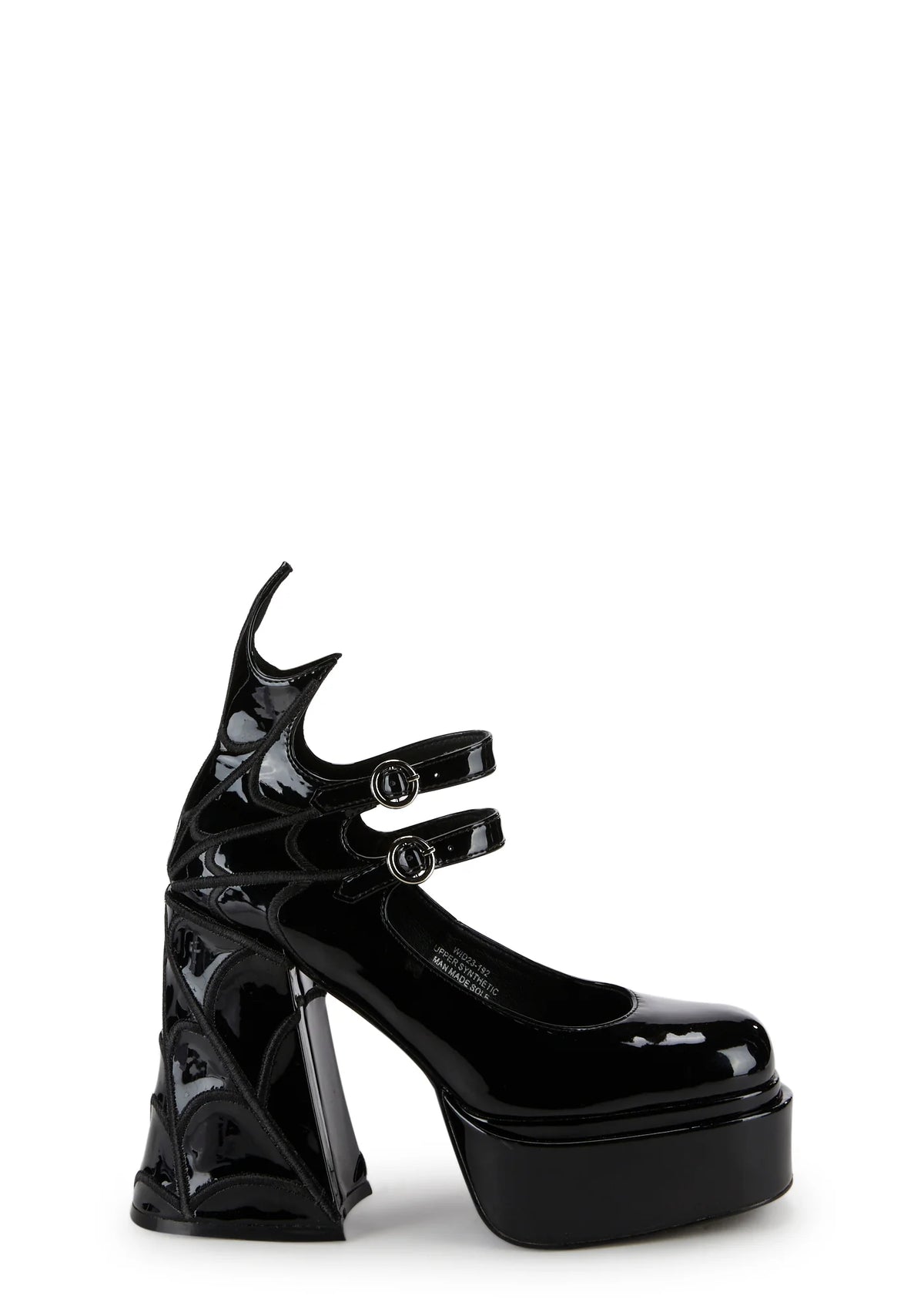 Against Midnight Platform Heels