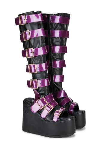 x Monster High Howler Clawdeen Platform Boots
