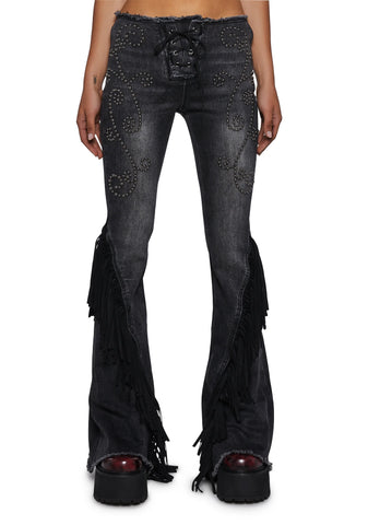 That Girl Denim Flare Pants