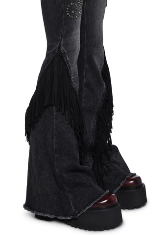 That Girl Denim Flare Pants