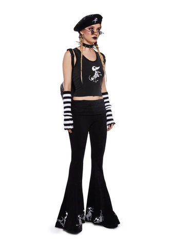 Begging For Scraps Flared Pants