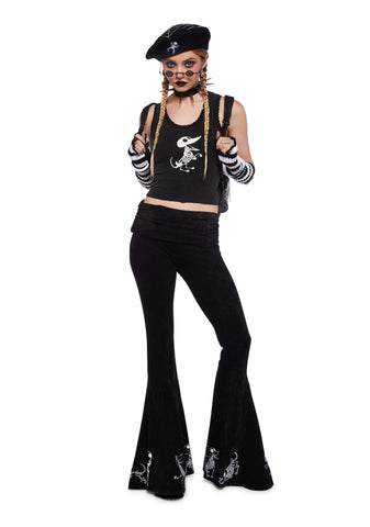 Begging For Scraps Flared Pants