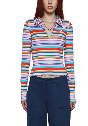 Mellow Mornings Long Sleeve Top - Multi