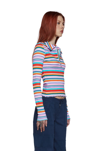 Mellow Mornings Long Sleeve Top - Multi