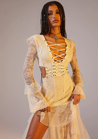 Song For You Maxi Dress - Ivory